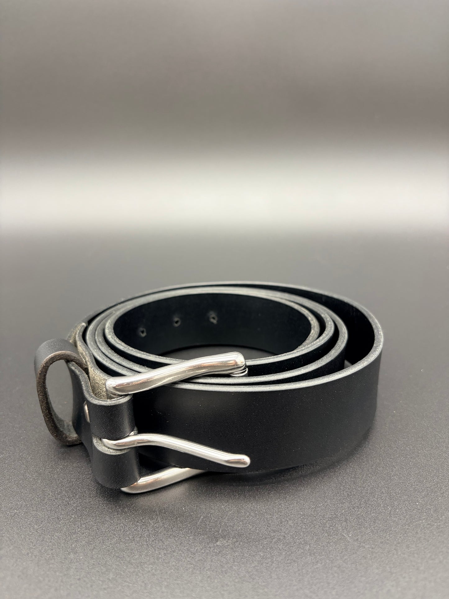 Stockman Belt 1  1/2" Tall Black