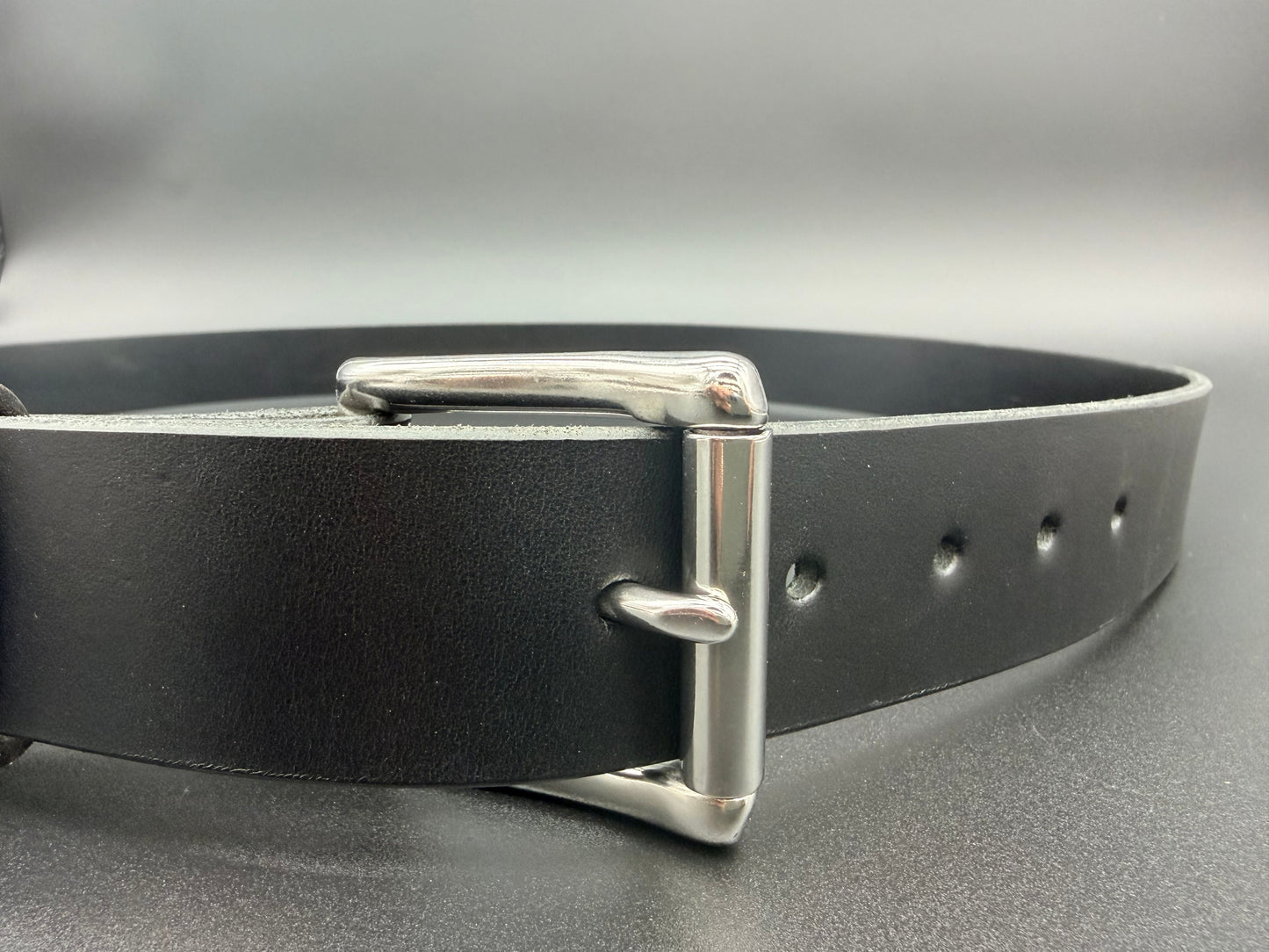 Stockman Belt 1  1/2" Tall Black